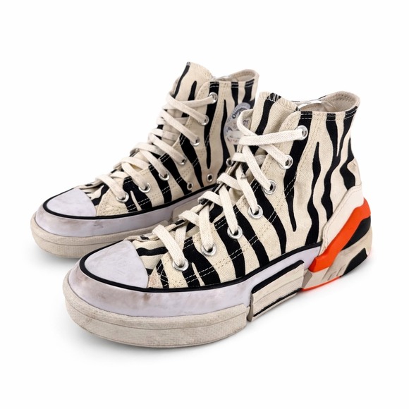 Converse Shoes - Converse Chuck Taylor Legacy CX Women Size 8 Zebra Platform Orange Streetwear